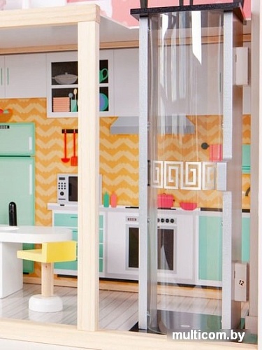 Кукольный домик Eco Toys Rainbow 4128