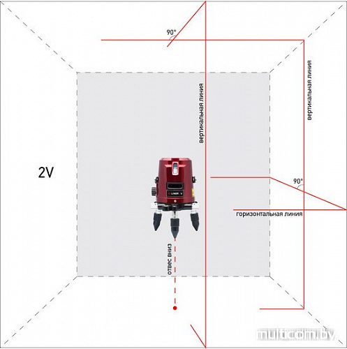 Лазерный нивелир ADA Instruments 3D Liner 2V