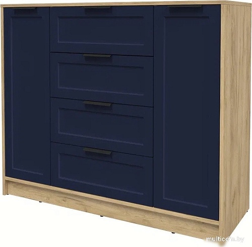 Тумба Интерлиния Концепт Тренд КТ-Т120 (дуб золотой/индиго)