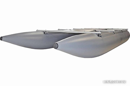 Катамаран Вольный ветер Ямал-470 с палубой (хаки)