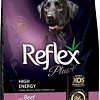 Сухой корм для собак Lider Reflex Plus Adult High Energy с говядиной 15 кг
