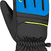 Горнолыжные перчатки Reusch Alan Junior 6361115-7002 (р-р 6.5, Blck/Bril Blu/Safety Yell)