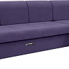 Сириус Лидер-13 с оттоманкой ППУ 330x165 (Eva 31 велюр фиолетовый)