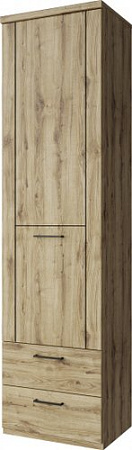 Шкаф-пенал Anrex Doorset 1D2S (дуб наварра)