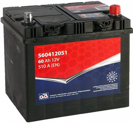 Автомобильный аккумулятор AD 560412051 (60 А/ч)