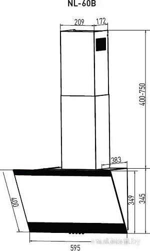 Кухонная вытяжка Making Oasis Everywhere NL-60B