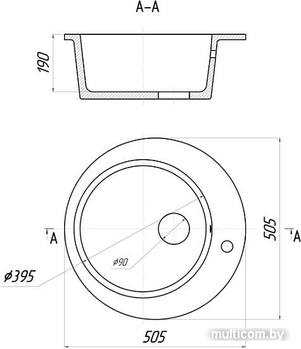 Кухонная мойка Gerhans A04 (песочный)