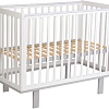 Классическая детская кроватка Polini Kids Simple 340 (белый/серый)