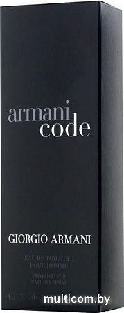 Туалетная вода Giorgio Armani Code Pour Homme EdT (75 мл)