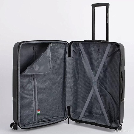 Чемодан-спиннер Francesco Molinary 341-AT309/3-27BLK (черный)