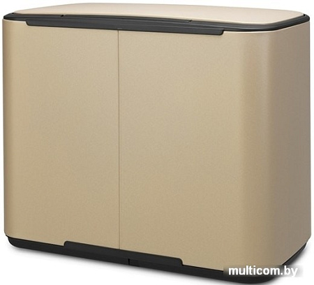 Brabantia Bo Pedal Bin 11л + 23л (минерально-золотой)