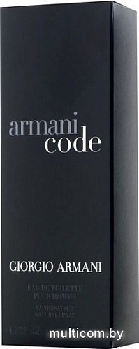 Туалетная вода Giorgio Armani Code Pour Homme EdT (75 мл)
