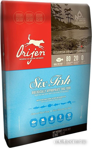 Корм для собак Orijen 6 Fish 13 кг