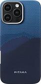Чехол для телефона Pitaka StarPeak Tactile Woven для iPhone 16 Pro Max (темно-синий)