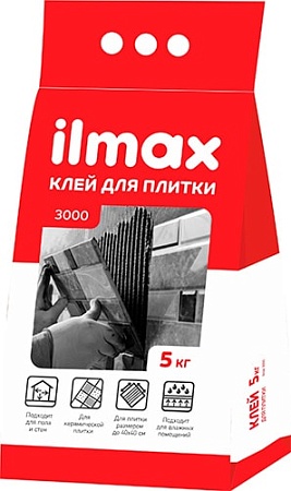 Клей для плитки ilmax 3000 (5 кг)