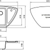 Кухонная мойка Granicom G008 (шоколад)