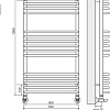 Полотенцесушитель TERMINUS Арт П16 (500x1000)