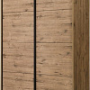 Шкаф-купе Рэйгрупп Bromo VVH 03 РГ-11.03 B 140 VVH 140x220.5 (дуб велингтон/черный)