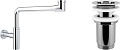 Сифон Wellsee Drainage System 182124004 (сифон, выпуск, хром)