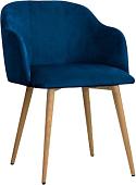 Стул Atreve Lukas (синий BL86/дуб)