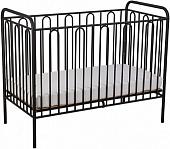 Классическая детская кроватка Polini Kids Vintage 110 (черный матовый)