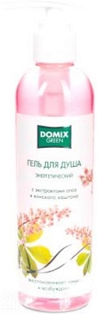 Domix Green Professional Гель для душа Энергетический с экстрактами алоэ и конского каштана 250 мл