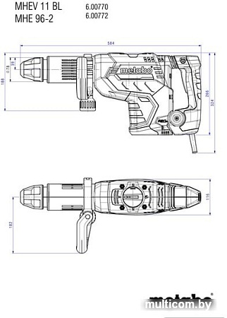 Отбойный молоток Metabo MHEV 11 BL 600770500