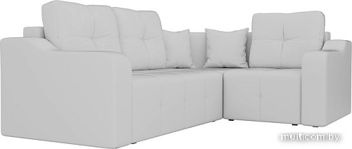 Угловой диван Mebelico Кембридж угловой 108830 (правый, экокожа, белый)
