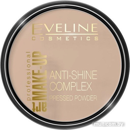 Компактная пудра Eveline Cosmetics Anti Shine Complex Pressed Powder (тон 35 golden beige)