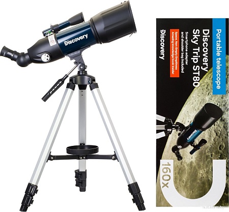 Телескоп Levenhuk Discovery Sky Trip ST80 с книгой