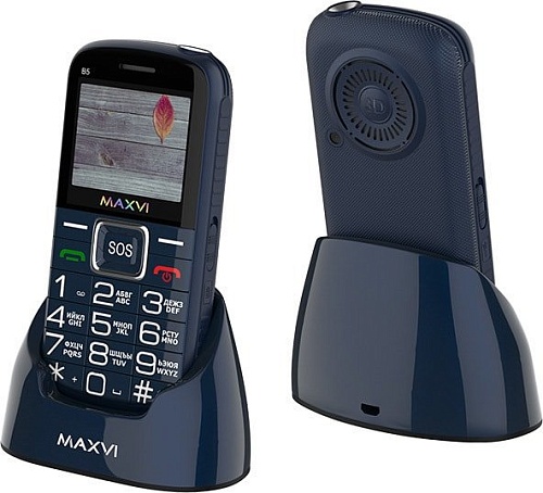 Мобильный телефон Maxvi B5 (синий)