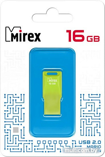 USB Flash Mirex Mario 16GB (зеленый)