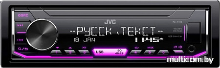 USB-магнитола JVC KD-X155