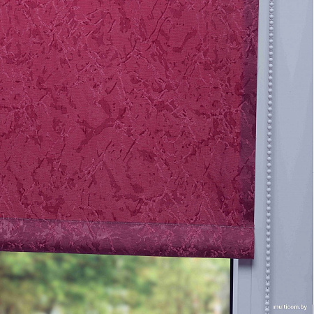 Рулонные шторы Lm Decor Жаккард LM 66-31 78x160 (бордовый)