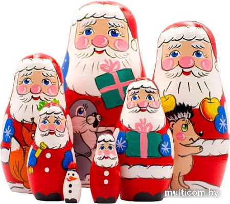 Развивающая игра Брестская Матрешка Рождественские (набор 7 шт)