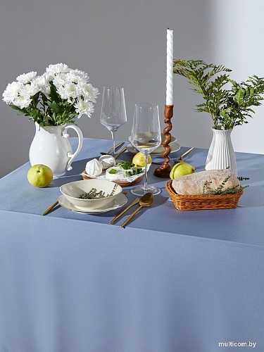 Скатерть Этель Agate 10782115 (серо-голубой)