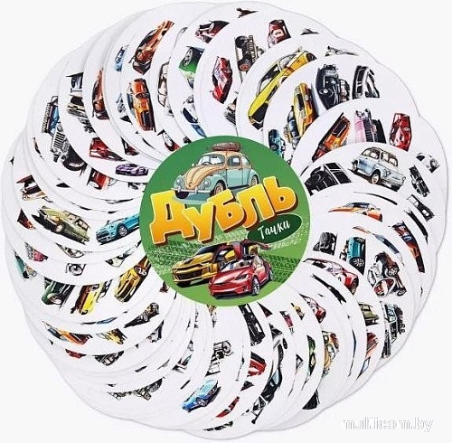 Настольная игра ILikeGift Дубль Тачки НС-8758