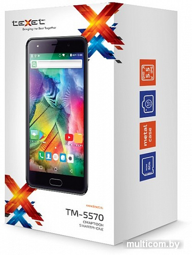 Смартфон TeXet TM-5570 (черный)