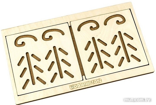 Развивающая игра WoodLand Toys Квадрат 134102