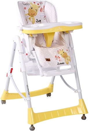 Стульчик для кормления Lorelli Gusto (yellow giraffe)