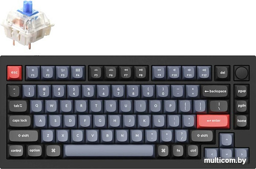 Клавиатура Keychron Q1 V2 RGB Q1-M2-RU (Gateron G Pro Blue)