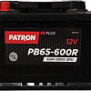 Автомобильный аккумулятор Patron Plus PB65-600L (65 А·ч)
