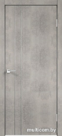 Межкомнатная дверь Velldoris Techno М2 60x200 (муар светло-серый)