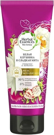 Herbal Essences Бальзам-ополаскиватель Белая клубника и сладкая мята 275 мл