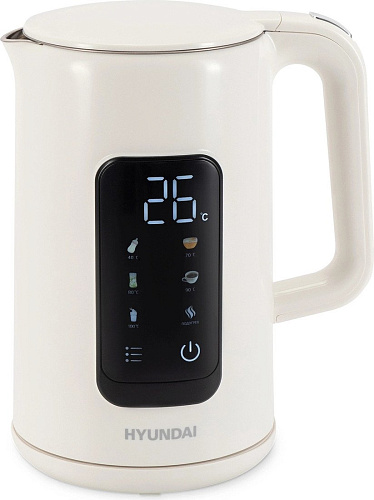 Электрический чайник Hyundai HYK-S4606 (кремовый)