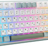 Клавиатура Royal Kludge R75 RGB Sky Cyan (RK Brown)