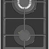 Варочная панель ZorG HAG31 FDW black