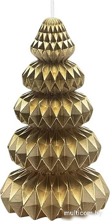 Фигурная свеча Tkano New Year Essential Origami TK24-NY_CND0013 (золотистый)