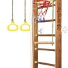 Детский спортивный комплекс Kampfer Helena Wall Basketball Shield №2 (3 м, ореховый/белый)