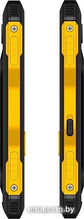 Кнопочный телефон F+ PR240 (черный/желтый)